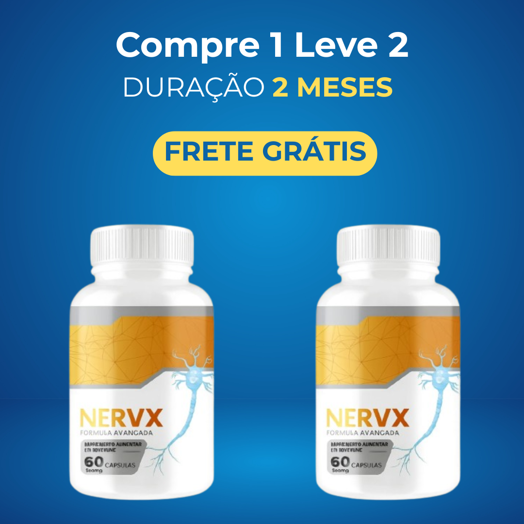 NervX - Suplemento Natural Para Apoio ao Bem-Estar e Equilíbrio Interno