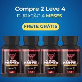 Viril Fortex Cápsulas – Energia, Controle e Potência Masculina