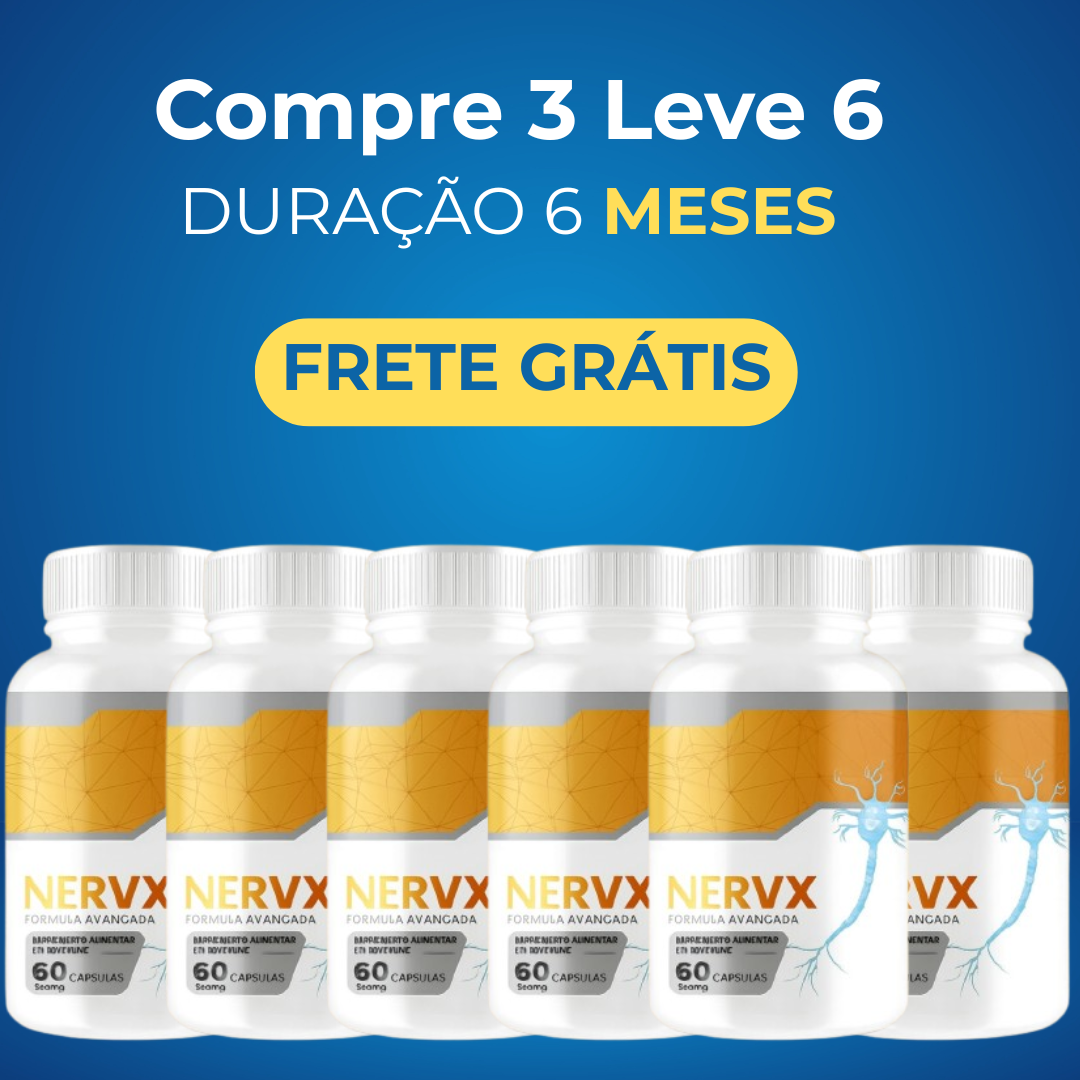 NervX - Suplemento Natural Para Apoio ao Bem-Estar e Equilíbrio Interno