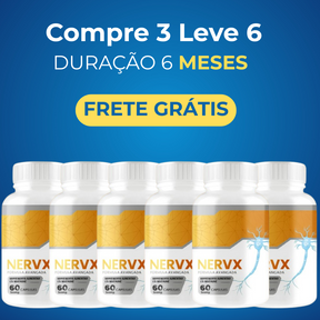 NervX - Suplemento Natural Para Apoio ao Bem-Estar e Equilíbrio Interno