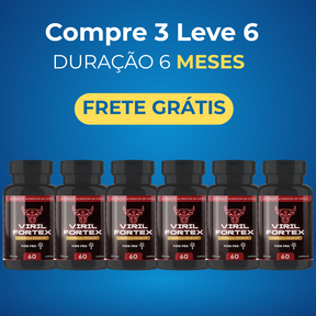 Viril Fortex Cápsulas – Energia, Controle e Potência Masculina