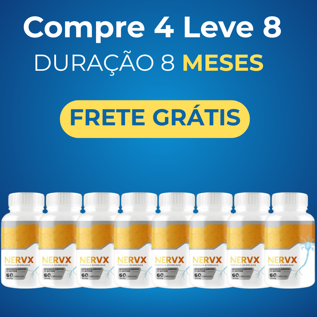 NervX - Suplemento Natural Para Apoio ao Bem-Estar e Equilíbrio Interno