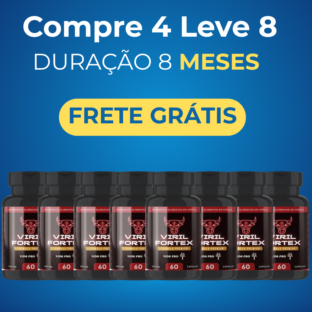 Viril Fortex Cápsulas – Energia, Controle e Potência Masculina