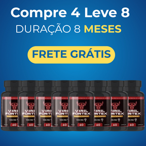 Viril Fortex Cápsulas – Energia, Controle e Potência Masculina