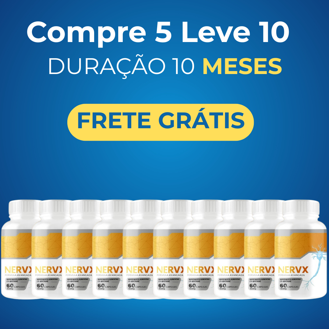 NervX - Suplemento Natural Para Apoio ao Bem-Estar e Equilíbrio Interno