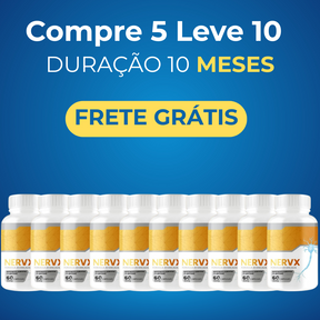 NervX - Suplemento Natural Para Apoio ao Bem-Estar e Equilíbrio Interno