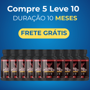 Viril Fortex Cápsulas – Energia, Controle e Potência Masculina