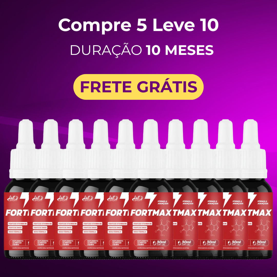 Fortmax Gotas – Estimulante Natural de Energia e Vitalidade