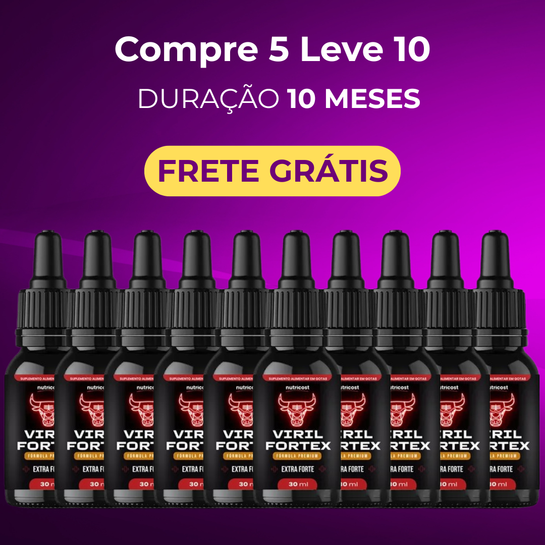 Viril Fortex Gotas – Desempenho Masculino em Dose Concentrada