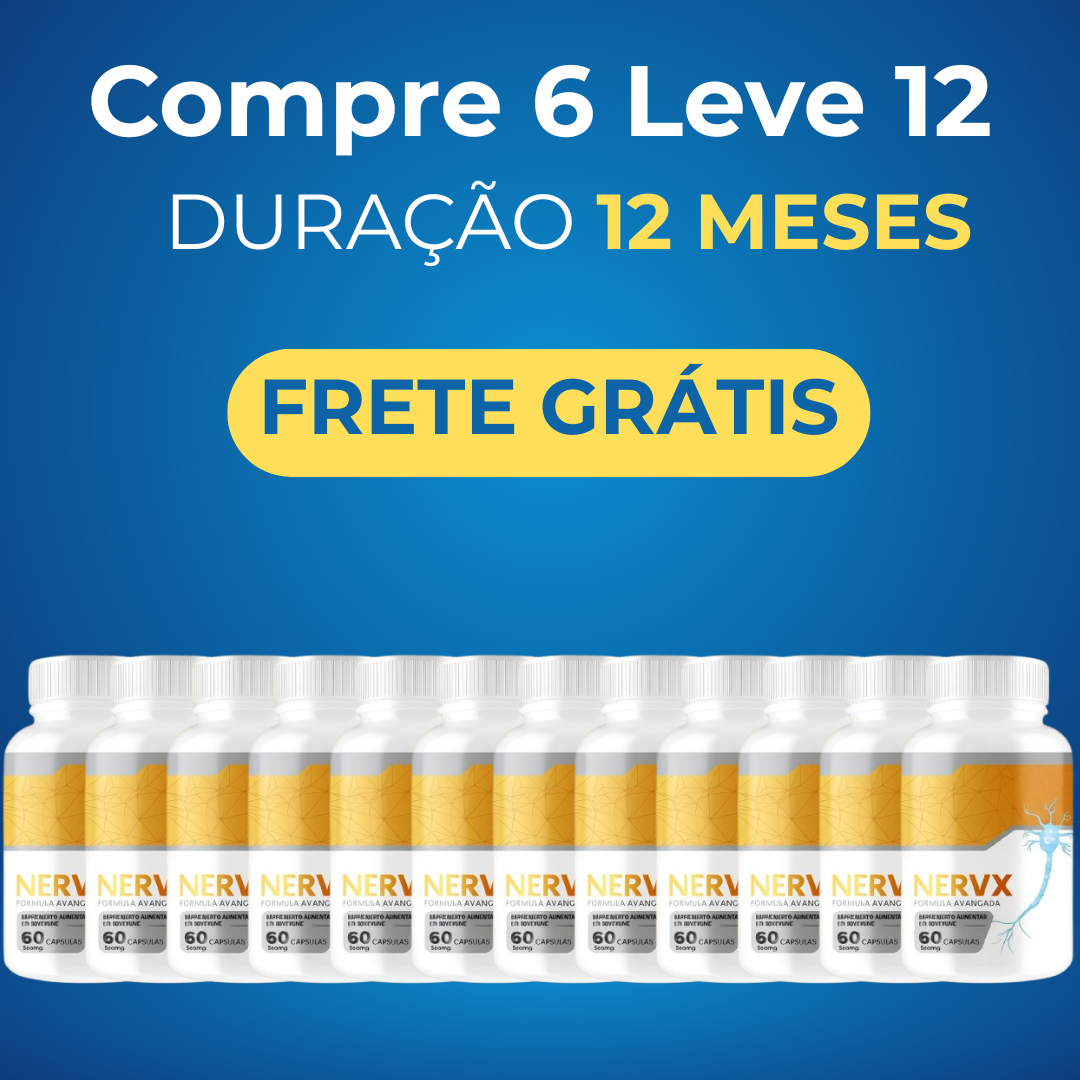 NervX - Suplemento Natural Para Apoio ao Bem-Estar e Equilíbrio Interno