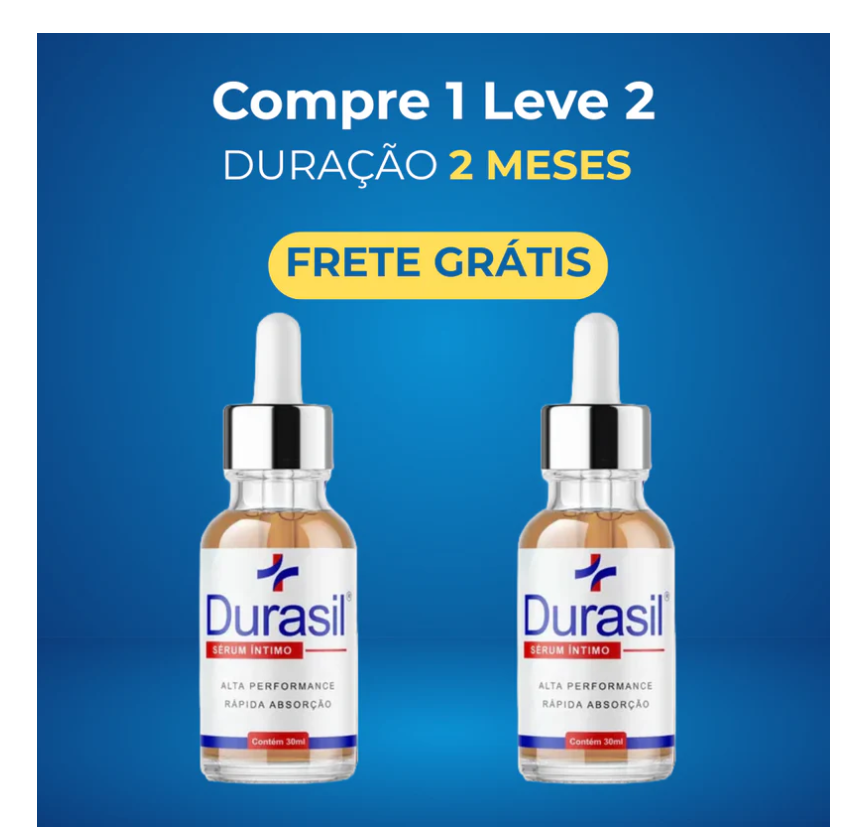 DURASIL: Serum Íntimo 30ml - Desempenho e Potencia Masculina
