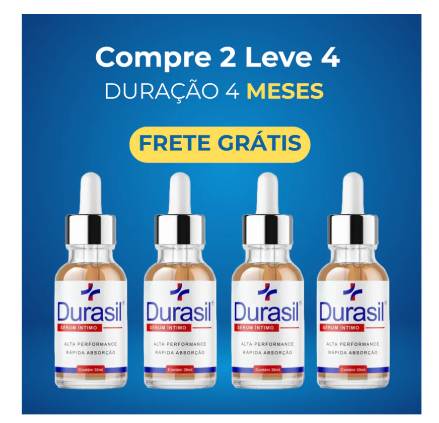DURASIL: Serum Íntimo 30ml - Desempenho e Potencia Masculina