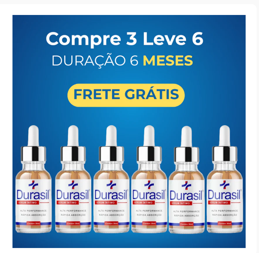 DURASIL: Serum Íntimo 30ml - Desempenho e Potencia Masculina