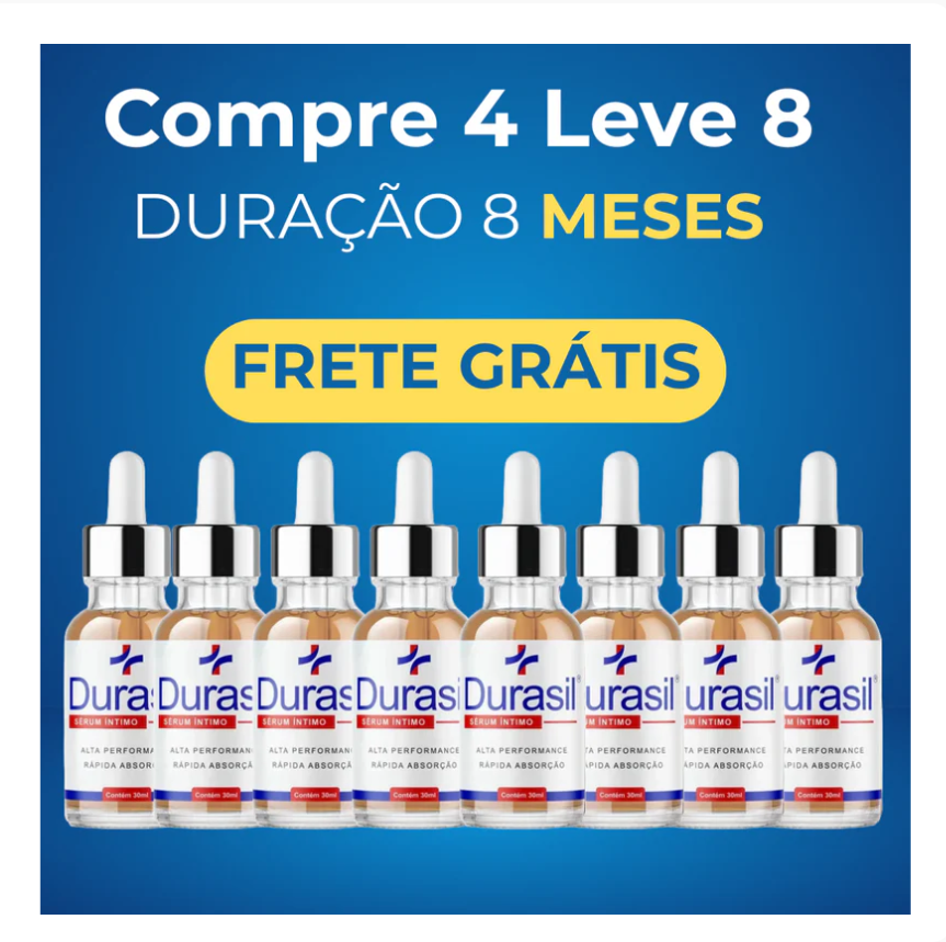 DURASIL: Serum Íntimo 30ml - Desempenho e Potencia Masculina