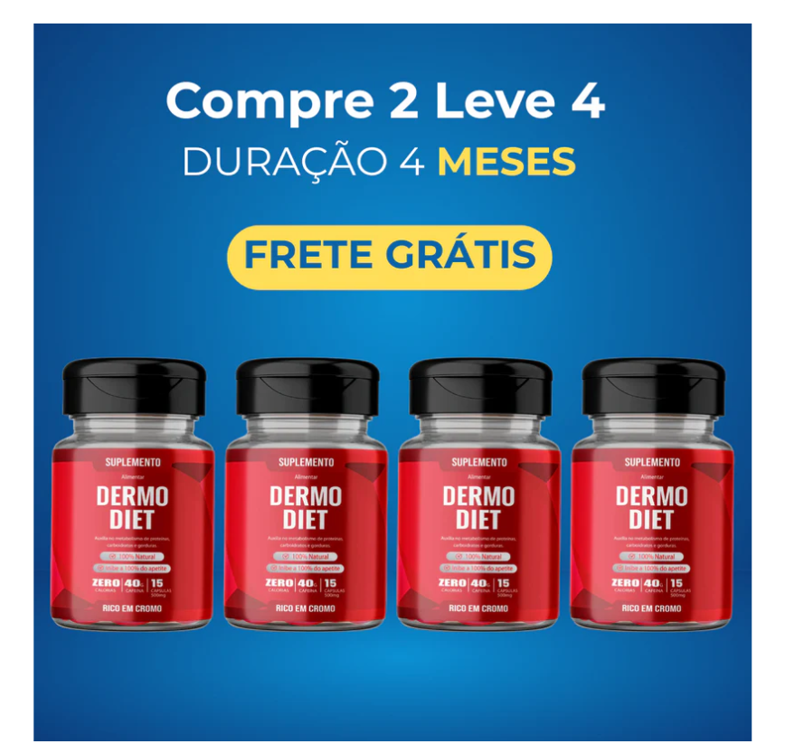 Dermo Diet: Controle do Apetite, Energia e Foco para Seus Dias