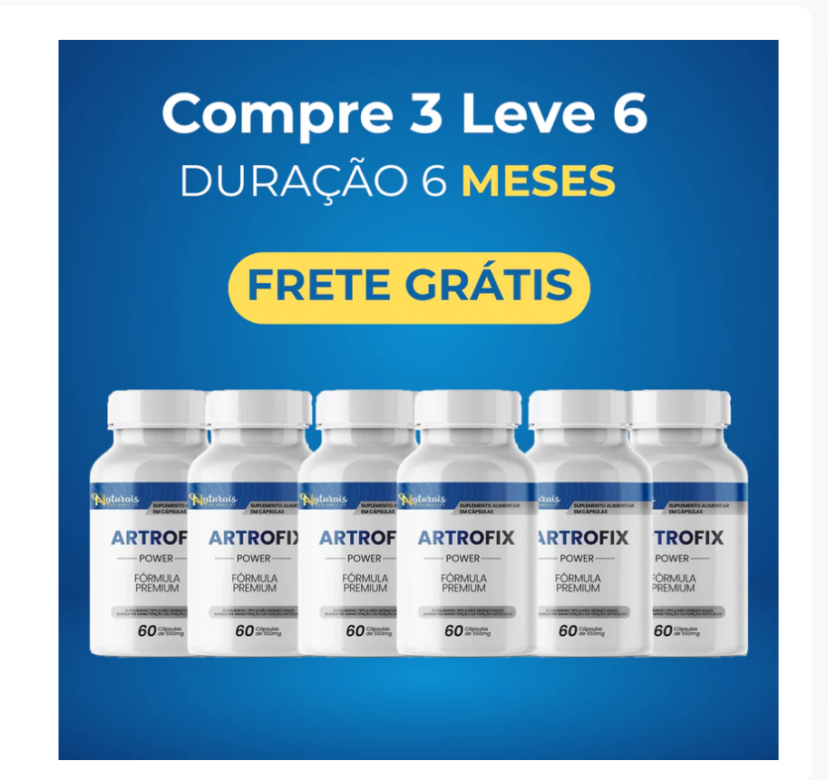 ARTROFIX Power: O Alívio Definitivo para as Dores Articulares