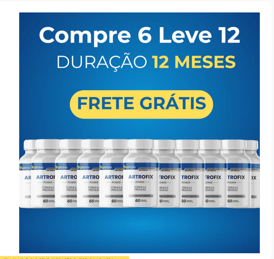 ARTROFIX Power: O Alívio Definitivo para as Dores Articulares