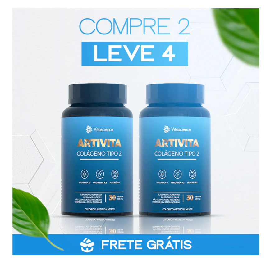 Artivita Colágeno Tipo II: 0 Suplemento Completo para Articulações Saudáveis