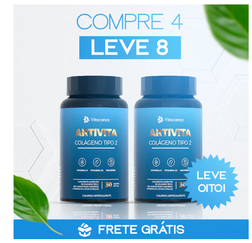 Artivita Colágeno Tipo II: 0 Suplemento Completo para Articulações Saudáveis