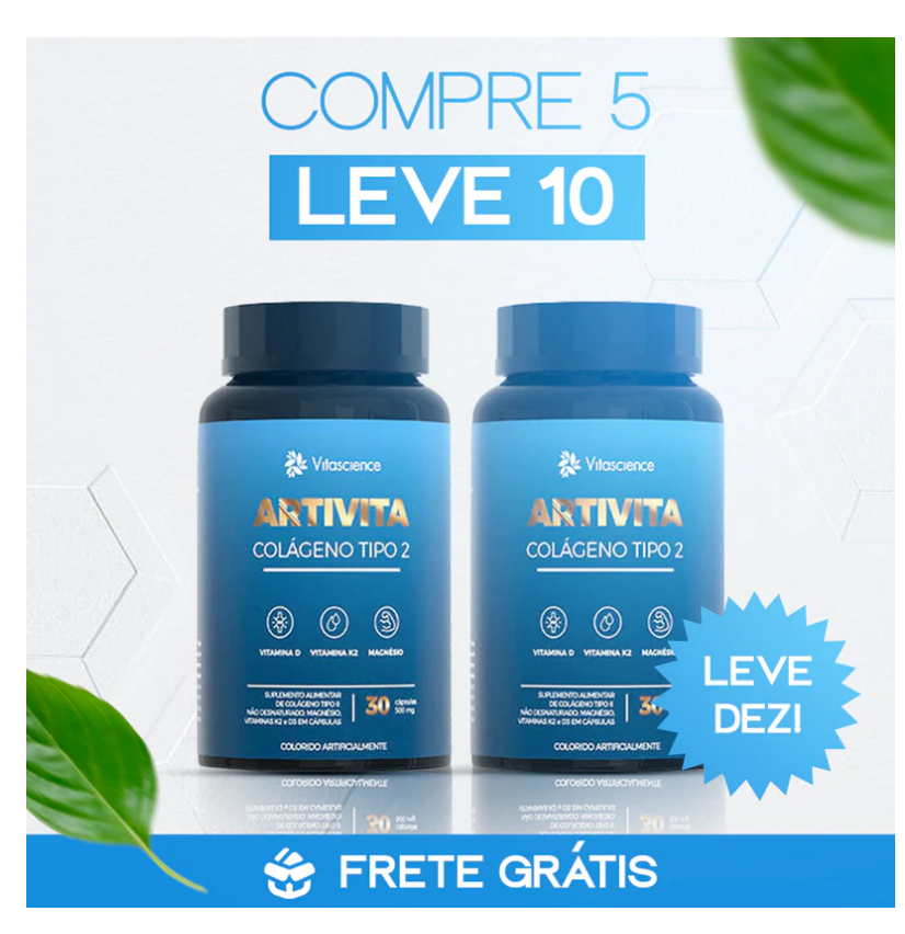 Artivita Colágeno Tipo II: 0 Suplemento Completo para Articulações Saudáveis