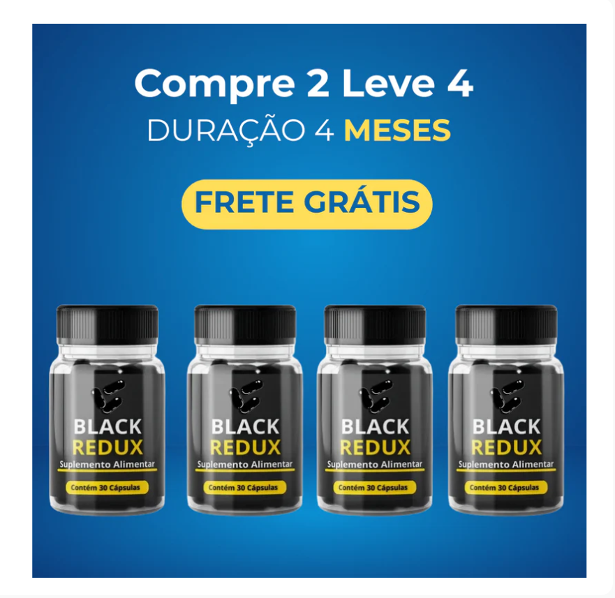 Black Redux: A Fórmula do Emagrecimento Natural e Saudável