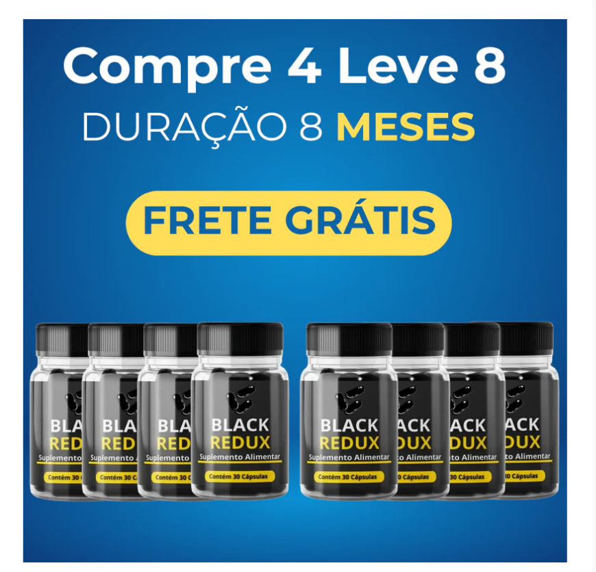 Black Redux: A Fórmula do Emagrecimento Natural e Saudável