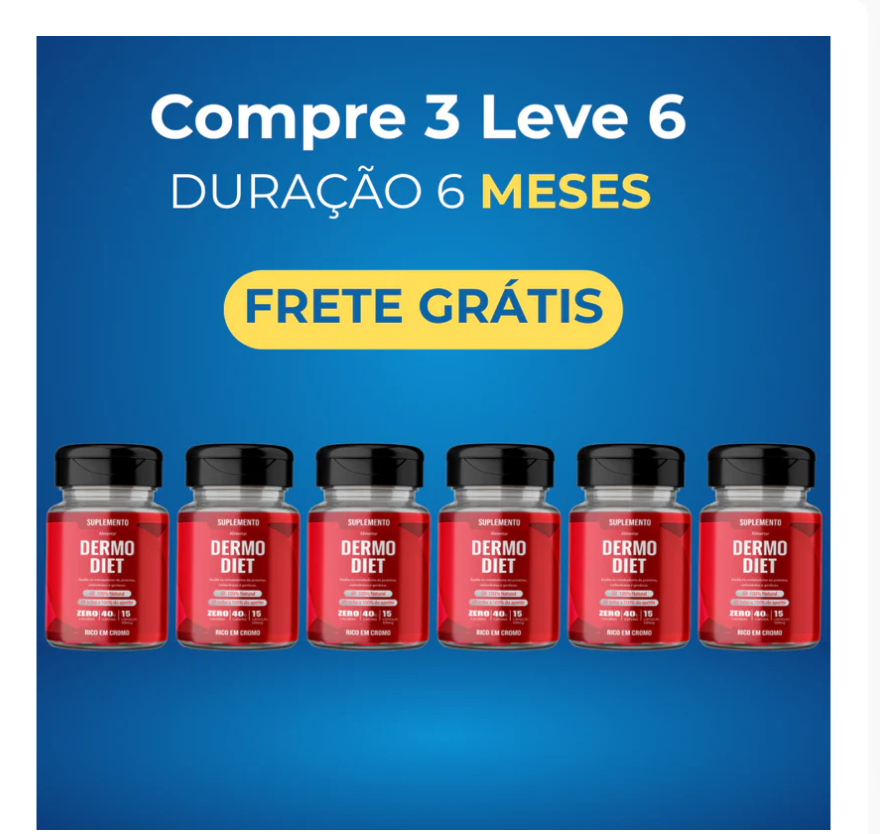 Dermo Diet: Controle do Apetite, Energia e Foco para Seus Dias